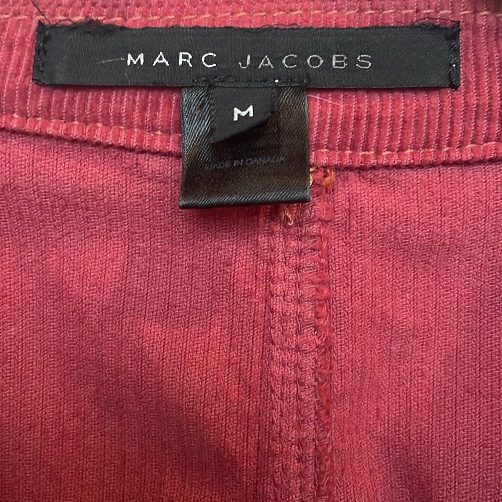 Marc Jacobs Red Belted Jacket - Picture 2 of 4